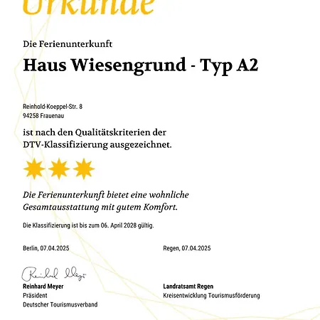 דירה Haus Wiesengrund *