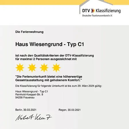 Haus Wiesengrund * Frauenau